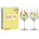 Ritzenhoff RITZENHOFF 6041005 Aperitif-Glas 500 2er-Set Serie Sommertau für Spritz Schorle Motiv Zitrone Made in Germany Gelb Grün Rosa