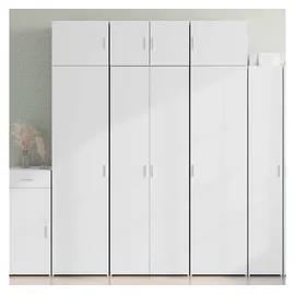vidaXL Highboard 70 x 42,5 x 185 cm Weiß