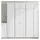 vidaXL Highboard 70 x 42,5 x 185 cm Weiß