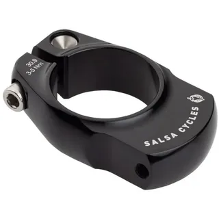 Salsa Post-Lock Sattelstützenklemme mit Gepäckträgeraufnahme, 30.9mm, Black, ST2019