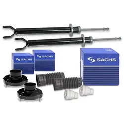 Bestprice 2x Stoßdämpfer + SACHS Domlager + SACHS Staubschutzsatz vorne für Mercedes-Benz