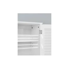 VASAGLE Bad-Hängeschrank BBC27WT weiß 60,0 x 20,0 x 70,0 cm
