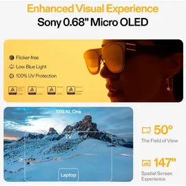 XReal One VR-Brille Schwarz Mac / PC / Nintendo Switch