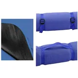 Wohndecke Picknickdecke 130x150cm wasserdicht Stranddecke Reisedecke Camping, BURI blau