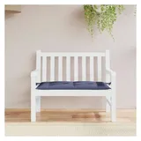 vidaXL Bankauflage 110 x 50 x 7 cm blau 1 St.