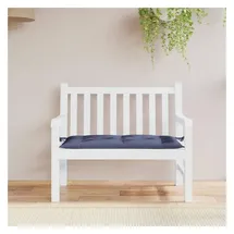 vidaXL Bankauflage 110 x 50 x 7 cm blau 1 St.