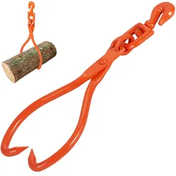 VEVOR Holzschleuderzange, 18 Zoll, 2 Klauen, Holzhebezange, robust, drehbar