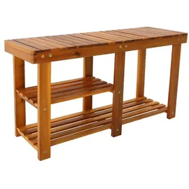 HC Garten & Freizeit Schuhregal 87 x 45 x 28 cm Akazienholz