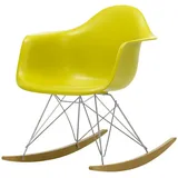 Vitra - Eames Plastic Armchair RAR RE, Ahorn gelblich / Chrom / senf