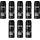 Axe Bodyspray Black Deo 8 x 150 ml