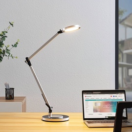 LINDBY Rilana LED-Schreibtischlampe mit Dimmer