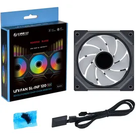 Lian Li UNI FAN SL-INF 120 ARGB Reverse Blade PWM Lüfter - 120mm, schwarz