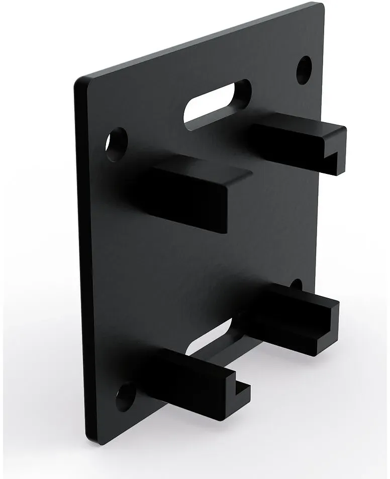 Endkappe Abdeckkappe 4/35 schwarz, ProLine, Mounting Systems