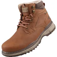 Dockers by Gerli Herrenschuhe Stiefel Warmfutter Boots Braun Freizeit, Schuhgröße:40 EU - Braun - 40