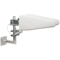 PremiumX 2x LTE-Antenne Outdoor 3G 4G 800-1800-2600 MHz LTE MiMo DUO-Richtantenne 10m Kabel - Hotspot Mobilfunk Vodafone Telekom Modem Router WLAN