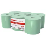 Sarcia.eu Papierhandtuch Cliver reißfestes Handtuch saugfähig, umweltfreundlich (6-St)