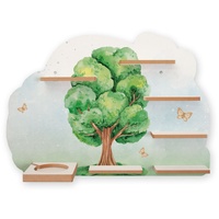 Tonie Regal „Baum“ - für Toniebox  &  Tonies; inkl. 40 Metallplättchen