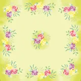 Duni Dunicel Mitteldecken Soft Tropics 84x84cm