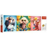 Trefl Puzzle 500 Panorama Hunde Fashion Week