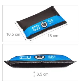 Relaxdays 4 x Luftentfeuchter Auto - schwarz