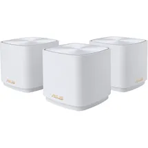 Asus ZenWiFi XD4 Plus AX1800 weiß, Router und 2x Repeater Set, 3er-Bundle (90IG07M0-MO3C40)