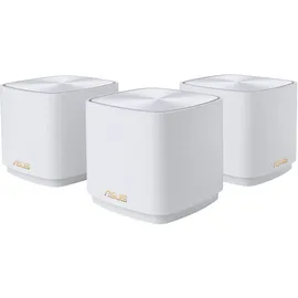 Asus ZenWiFi XD4 Plus AX1800 weiß, Router und 2x Repeater Set, 3er-Bundle (90IG07M0-MO3C40)