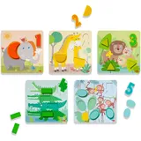 HABA Zuordnungsspielzeug Wilde Tiere