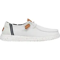Hey Dude HEYDUDE Wendy Washed Canvas Schuhe Damen weiss 36 - Weiß