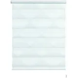 GARDINIA Doppelrollo Triangle 60 x 150 cm grau/weiß