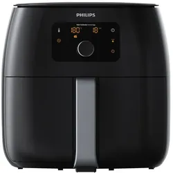 Philips HD9650/90 Heißluftfritteuse Schwarz - 2225 Watt, 1.4 Kg, 5 Programme