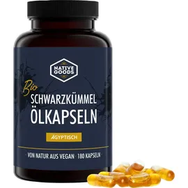 native goods Schwarzkümmelöl Kapseln vegan BIO 180 Stück