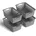 ProHome 5L mit Griffen 20 x 30 x 11 schwarz