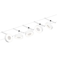 Paulmann 94477 LED Seilsystem Circle Basisset 5x180lm 5x5W 3000K