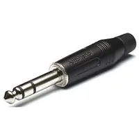 AMPHENOL ACPS-GB-AU Klinken-Steckverbinder 6.35 mm Stecker, gerade Polzahl: 3