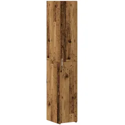 vidaXL Highboard Altholz 30x42.5x185 cm Kontrast Holz