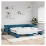 vidaXL Tagesbett 100 x 200 cm Blau