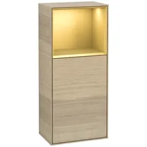 Villeroy & Boch V&B Seitenschrank Finion 41,8x93,6cm, re, Reg ob gol m, Oa Veneer
