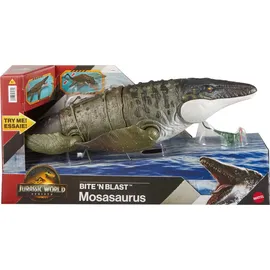 Jurassic World Rebirth Feature Mosasaurus 22 cm - Grün/Grau