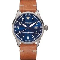 Junkers Flieger Automatik Uhr Saphirglas blau 9.58.01.01.0