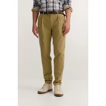 Bugatti Bundfaltenhose Tapered Fit Khaki 38 32