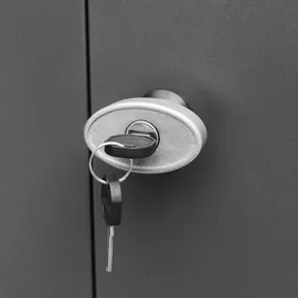 primeyard Geräteschrank 1,56 x 0,84 m Anthrazit