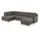 sit&more Wohnlandschaft SIT & MORE "Farö U-Form", braun (schlamm), B:325cm H:90cm T:187cm, Sofas, Wohnlandschaft, inklusive Federkern, wahlweise mit Bettfunktion und Bettkasten