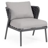 BIZZOTTO Harlow Gartensessel 74 x 80 x 74 cm grau