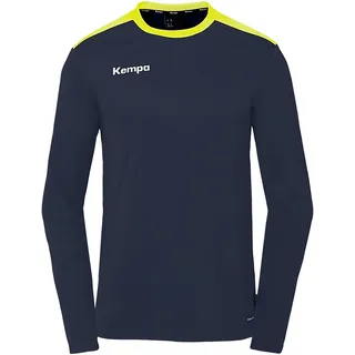 Kempa Emotion 27 langarm Trikot Herren marine/fluo gelb XXL