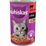 Whiskas in soße mit Rindfleisch 400g x 4