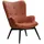 SalesFever Relaxsessel SALESFEVER Polyester 80 x 92 x 99 cm rosa (kupfer) mit Zierknöpfen