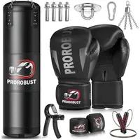 prorobust Boxsack 120cm Heavy Duty Oxford Tuch mit 12oz Handschuhen MMA