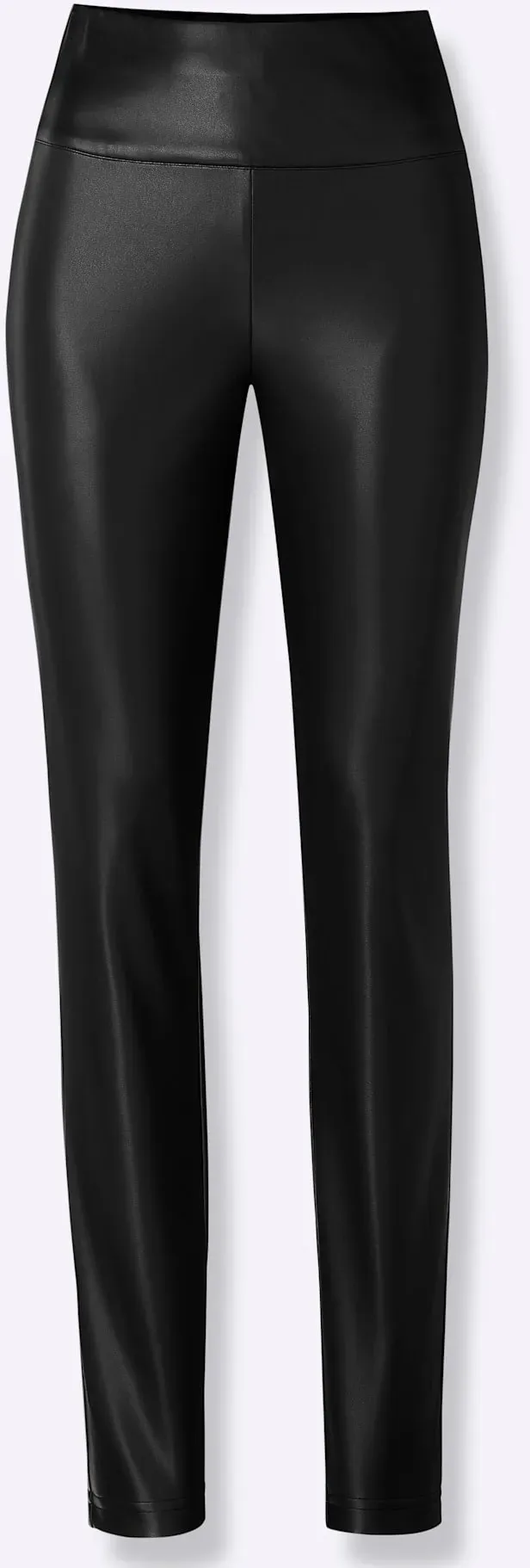 Leggings LADY, Damen, Gr. 40, Normalgrößen, schwarz, 100% Polyester, unifarben, lang, Hosen Leggings
