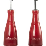 Le Creuset Öl- und Essigspender Steinzeug 0,24 Liter Kirschrot