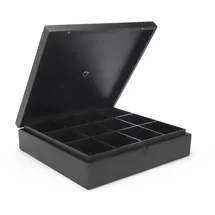 Bredemeijer Teebeutelbox 30 cm 12-tlg. Schwarz
